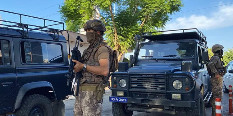 Mersin’de terör operasyonu