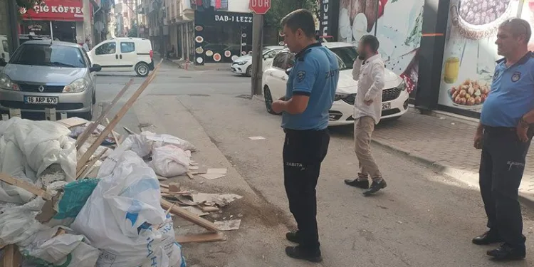 Gemlik’te inşaat atıklarına sıkı denetim
