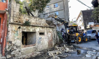 Şişli'de metruk binaların yıkımına başlandı