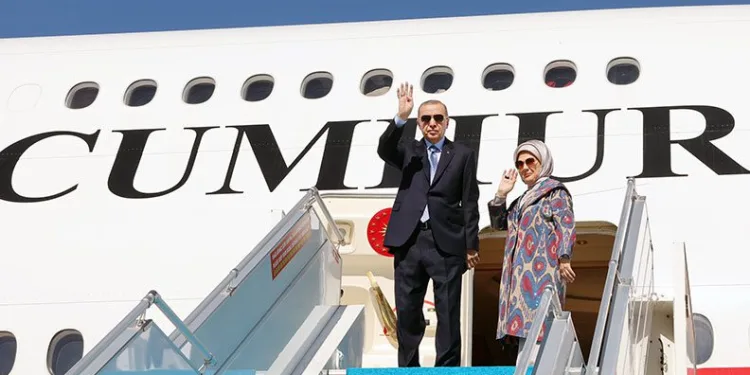Cumhurbaşkanı Erdoğan Özbekistan’a gitti