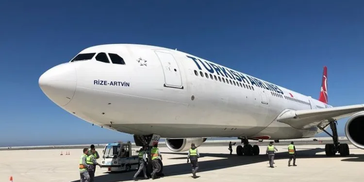 Rize-Artvin Havalimanında sefer sayıları artıyor