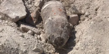 Edirne’de Balkan Savaşı’ndan kalma patlamamış top mermisi bulundu
