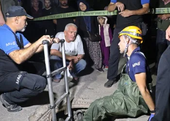 Mermercideki ceset krokisi ekipleri harekete geçirdi