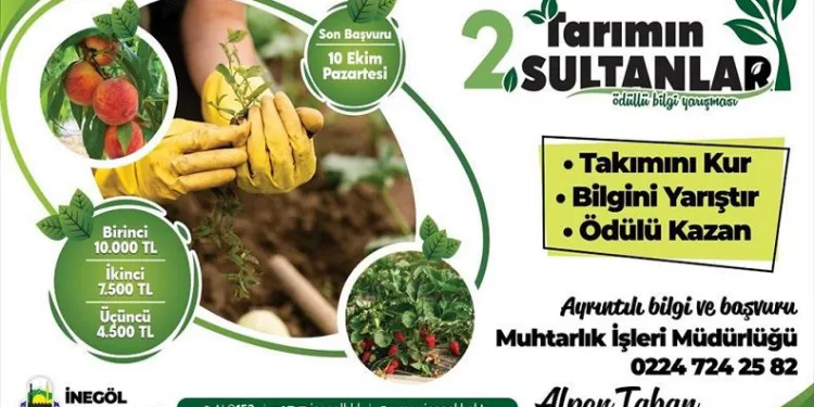 Bursa’da toplam 22 bin TL ödül dağıtılacak yarışma