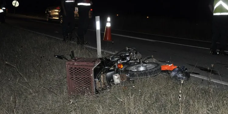 Tekirdağ’da motosikletten düşen sürücü öldü