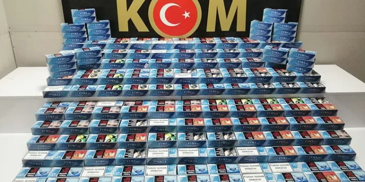 Samsun’da 100 bin dal makaron ele geçirildi