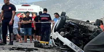 Dede ve torunu feci kazada öldü