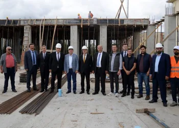 BUÜ laboratuvar inşaatı binası yükseliyor