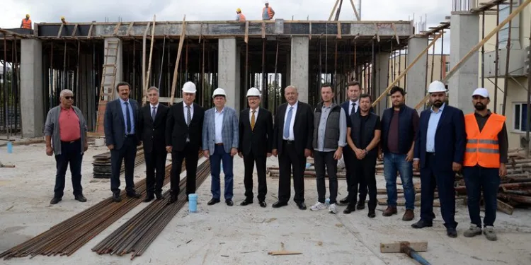 BUÜ laboratuvar inşaatı binası yükseliyor