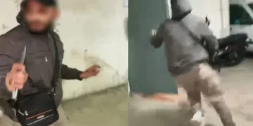 Bursa’da hırsız motosiklet sahibine bıçak çekti