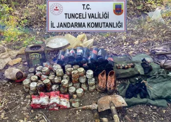 Tunceli’de terör sığınakları imha edildi