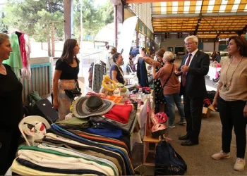 Nilüfer’de ikinci el takas pazarı
