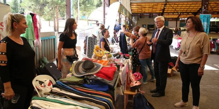 Nilüfer’de ikinci el takas pazarı