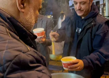 Bursa’da şehit madenciler için çorba ikramı