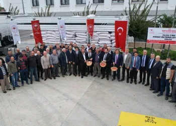 Yalovalı çiftçilere buğday ve arpa tohumu dağıtıldı