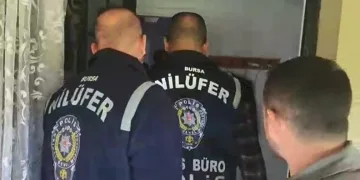 Bursa’da uyuşturucu tarlasına dönen eve baskın