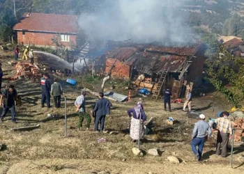 Bursa’da çıkan yangında küle döndü