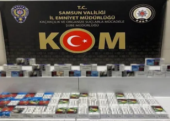 Samsun’da 14 bin kaçak makaron ele geçirildi
