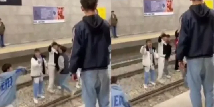 Bursa’da metro istasyonunda tepki çeken görüntüler