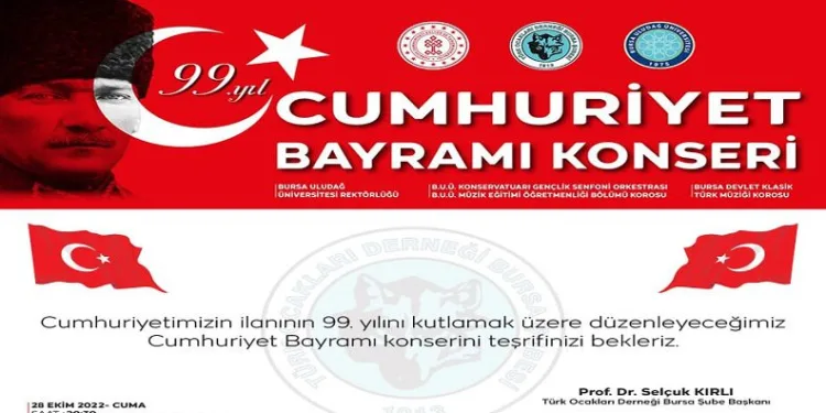 Bursa’da Cumhuriyet Bayramı konseri