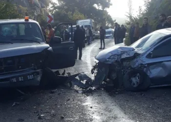 Bursa-Orhangazi yolunda kaza: 5 yaralı