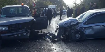 Bursa-Orhangazi yolunda kaza: 5 yaralı