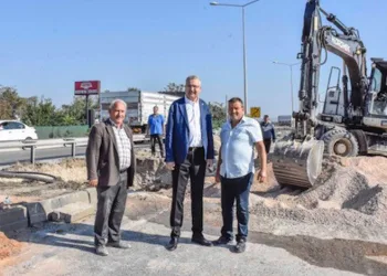 Uluabat Mahallesini rahatlatacak alt geçitte çalışmalar başladı