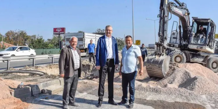 Uluabat Mahallesini rahatlatacak alt geçitte çalışmalar başladı