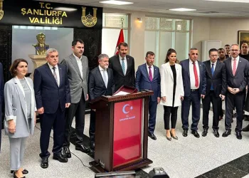 Bakan Kurum ile Bakan Nebati Şanlıurfa’da