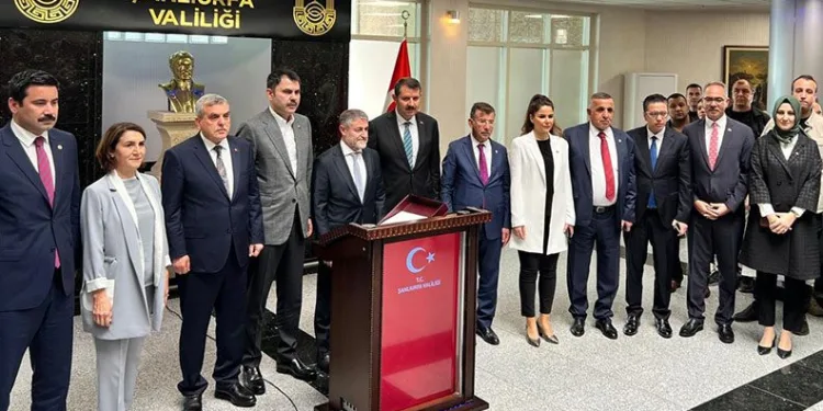 Bakan Kurum ile Bakan Nebati Şanlıurfa’da