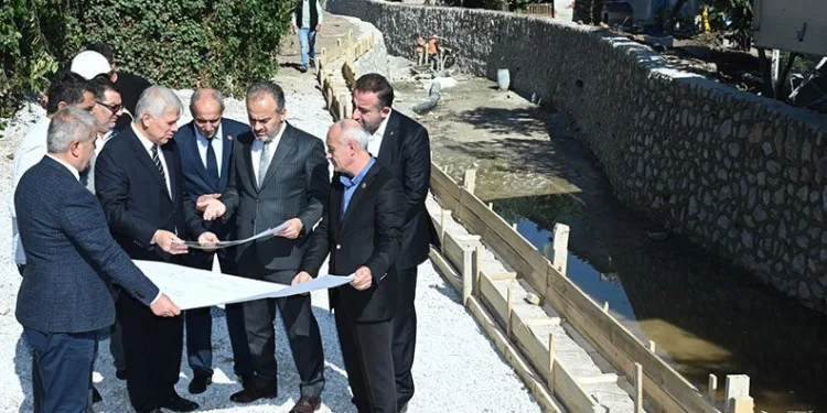 Bursa Ovaakça’da taşkın riski ortadan kalkıyor