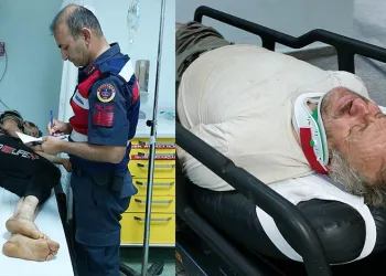 Samsun’da fındık bahçesinde uçurumdan yuvarlandılar