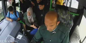Bursa’da otobüs şoföründen hayat kurtaran hareket
