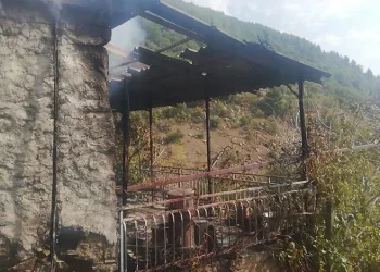 Antalya’da patlayan tüp yangına sebep oldu