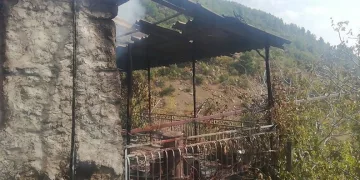 Antalya’da patlayan tüp yangına sebep oldu