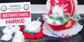 Denizli’de oyuncak bebek içerisinden uyuşturucu madde çıktı