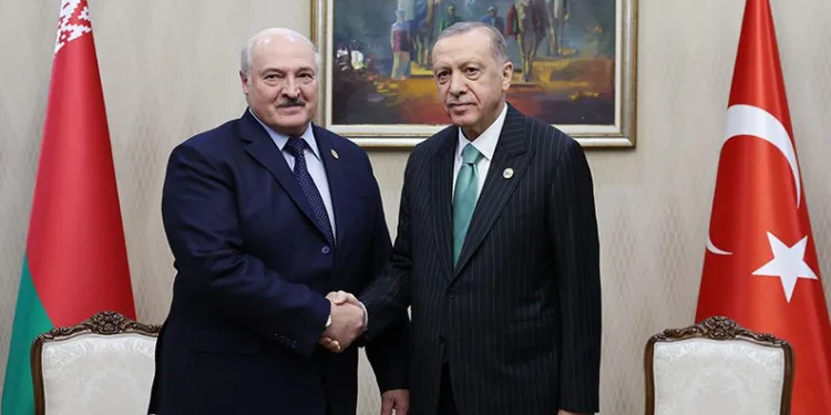 Erdoğan, Belarus Cumhurbaşkanı Lukaşenko ile görüştü