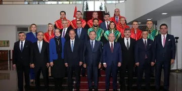 Yargıtay üyelerine mazbata töreni