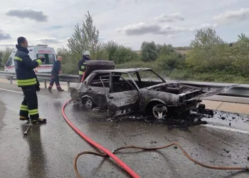 Tekirdağ’da yanarak can verdi