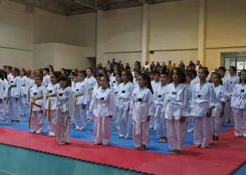 Bursa’da tekvando kuşak sınavı yapıldı
