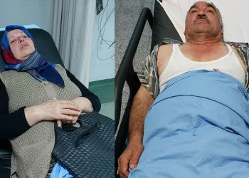 Karı-kocaya komşularından taşlı saldırı
