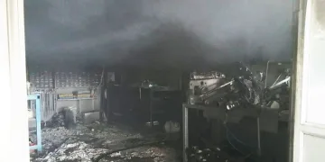 Bursa’da sanayi sitesinde korkutan yangın