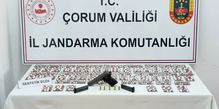 Çorum’da sentetik uyuşturucu operasyonu