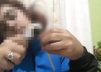 Madde kullanırken canlı yayın yaptı