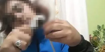 Madde kullanırken canlı yayın yaptı
