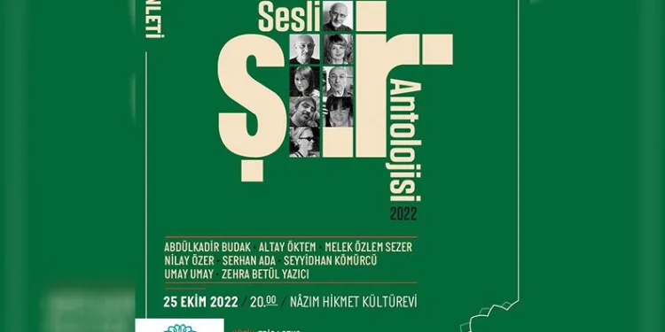 Sesli Şiir Antolojisi şiir tutkunlarını buluşturacak