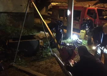 Bursa’da 11 metre derinde koyun kurtarma operasyonu