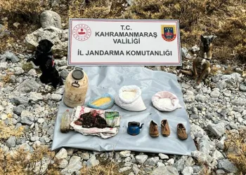 Kahramanmaraş’ta terör örgütüne ait depo bulundu