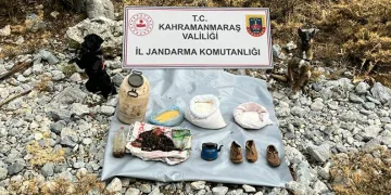 Kahramanmaraş’ta terör örgütüne ait depo bulundu
