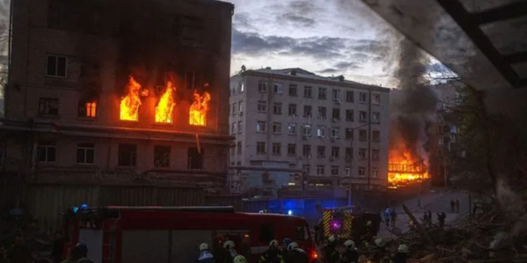 Ukrayna’nın başkenti Kiev’de büyük patlama